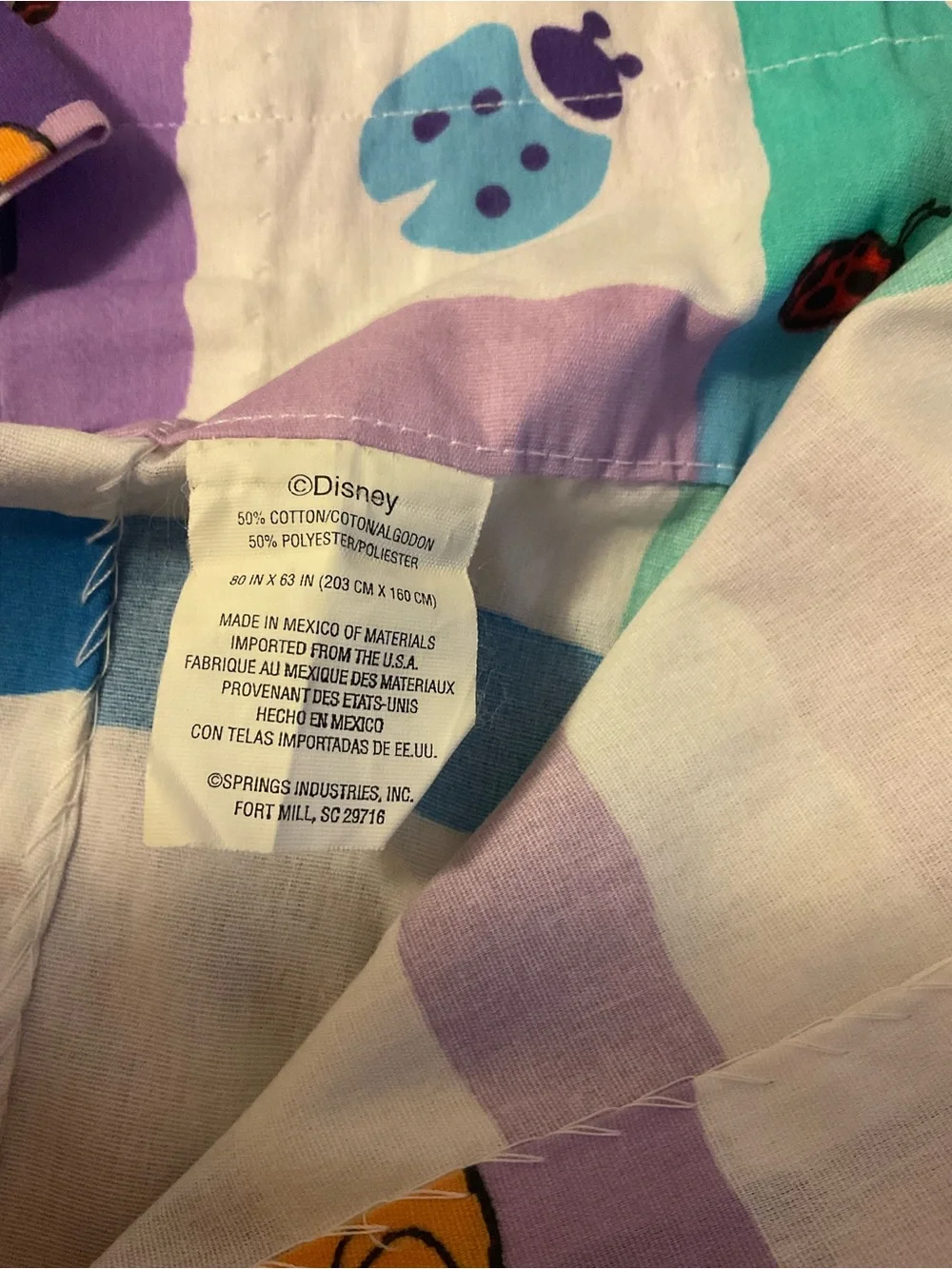 Vintage Disney Winnie The Pooh Tigger Curtains 2 panels